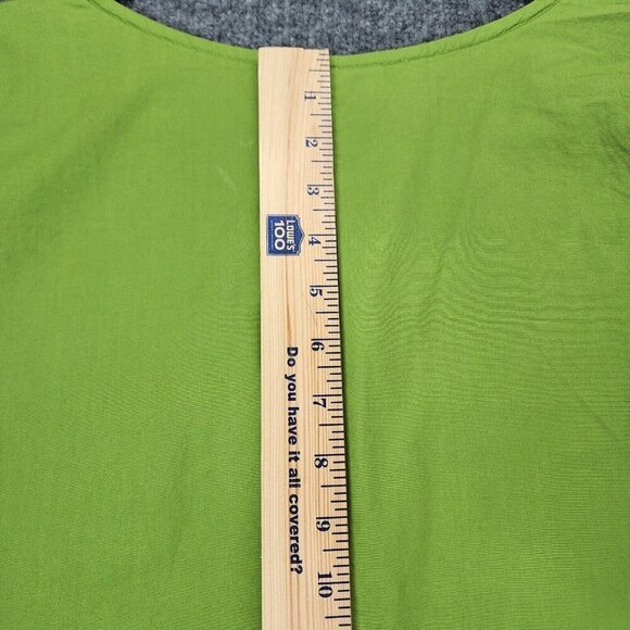 Bryn Walker Womens XS Dress Organic Cotton Short Sleeve Button Down Lagenlook - Picture 8 of 13